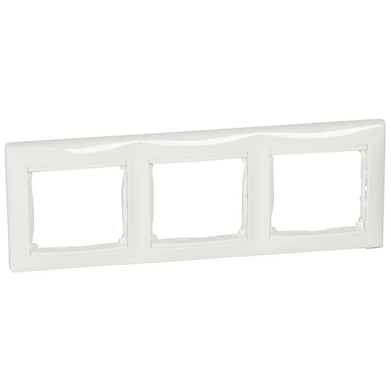 Valena DIY Белый Рамка 3-ая | 694242 | Legrand; замена на арт. ИЭК 6942421 — Legrand