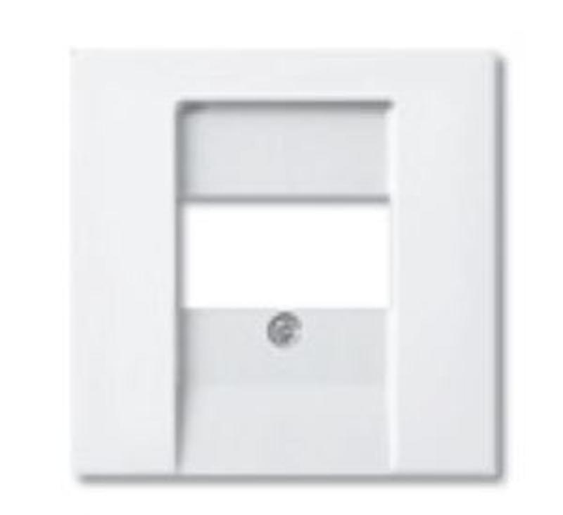 ABB Basic 55 Альп. белый Накладка аудиорозетки и ТЛФ/комп ТАЕ розеток | 1724-0-4275  | 2CKA001724A4275 | ABB — ABB