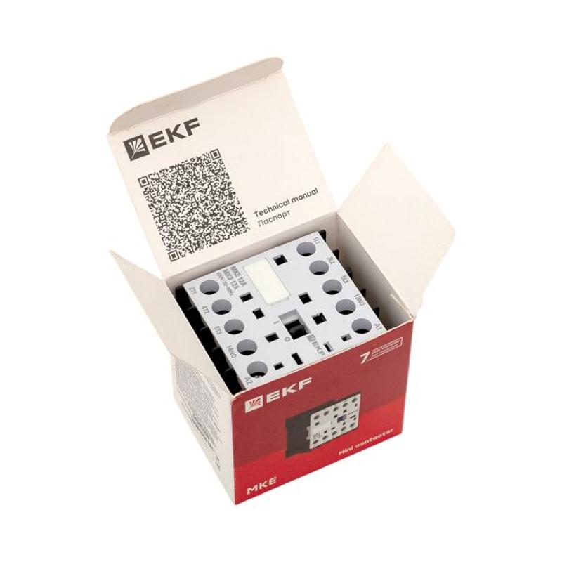 Миниконтактор МКЭ 12А 230В 1NO EKF PROxima | Mctr-s-12-230 | EKF — миниатюра 20