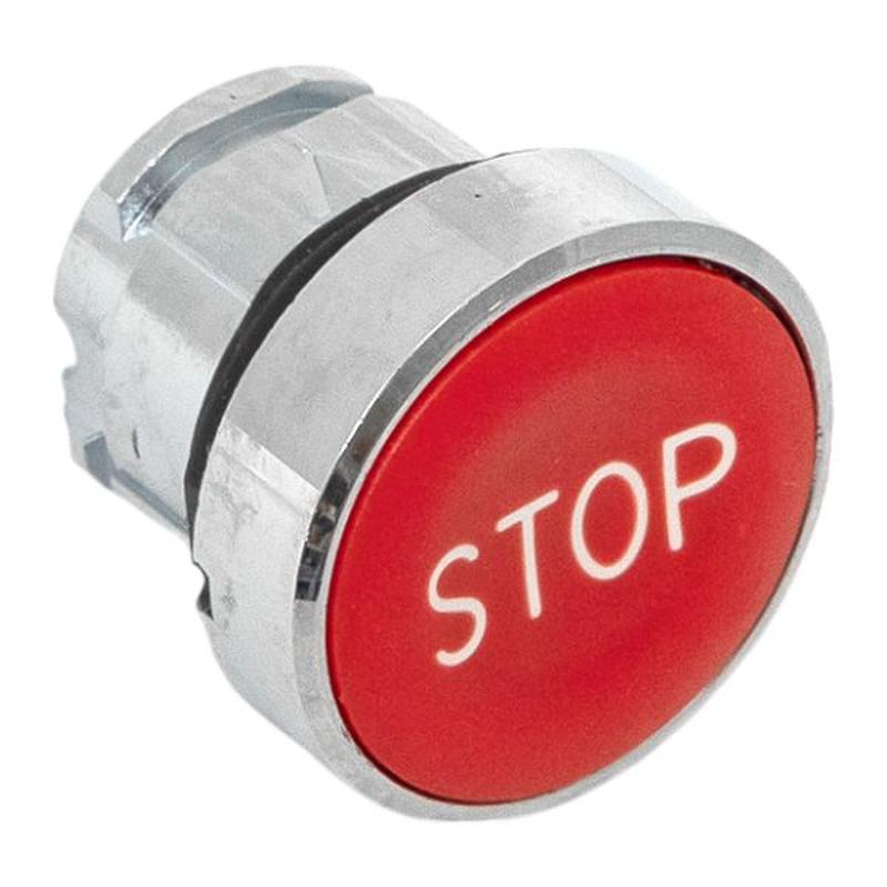 Механизм исполнительный кнопки "STOP" XB4 красный плоский возвратный без фиксации IP65 | XB4BA-4158C-65 | EKF — миниатюра 6