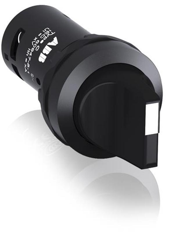 Переключатель C2SS2-10B-10 2-х позиционный черный 1НО (90 градусов) с фиксацией (черное декоративное кольцо)|1SFA619201R1016| ABB — ABB