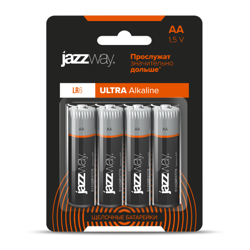 Элементы питания LR 6  Ultra PLUS BL-4 | .5010772 | JAZZway — Jazzway