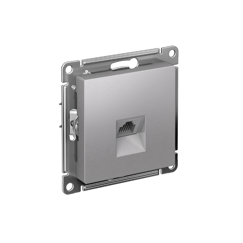 AtlasDesign Алюминий Розетка компьютерная RJ45, механизм | ATN000383 | SE — Systeme Electric