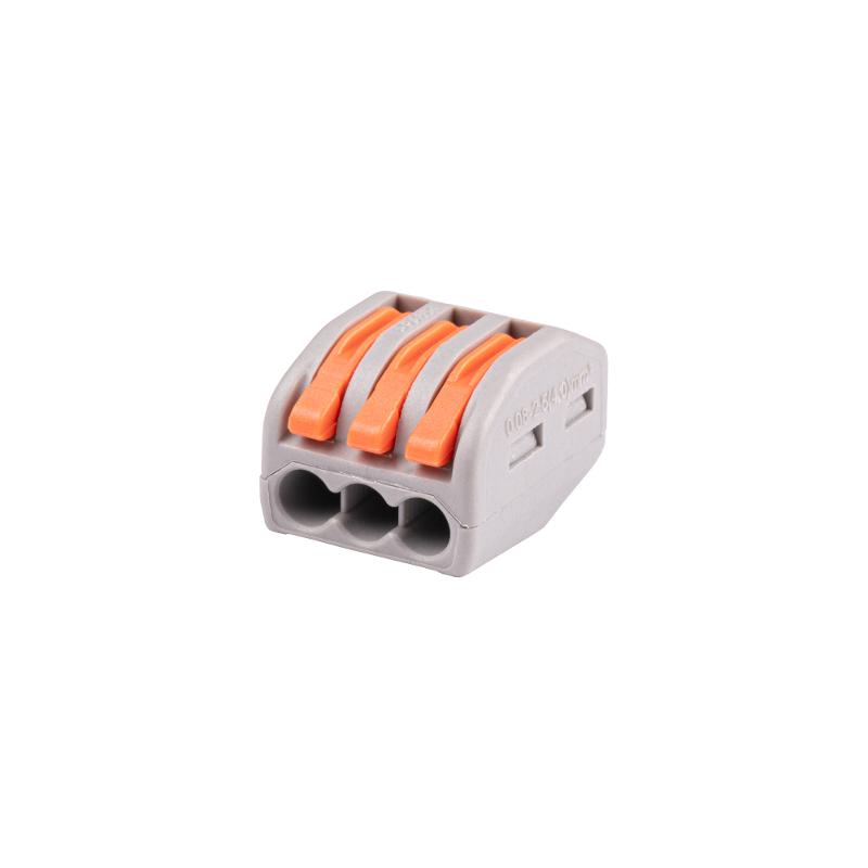 Клемма монтажная  рычажного соединения PTC-3P 222-413 BL/10 450V 32A 0,08-2,5(4.0)mm2 / 10шт./  |5050730| Jazzway — Jazzway