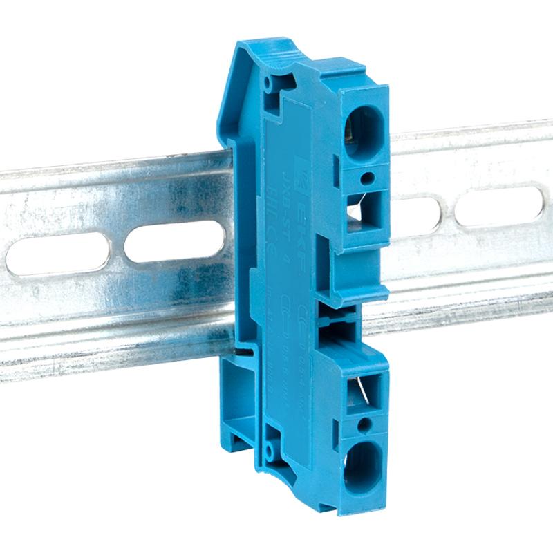 Колодка клеммная пружинная JXB-ST-4 41А синяя EKF PROxima | plc-jxb-st-4-blue | EKF — миниатюра 2