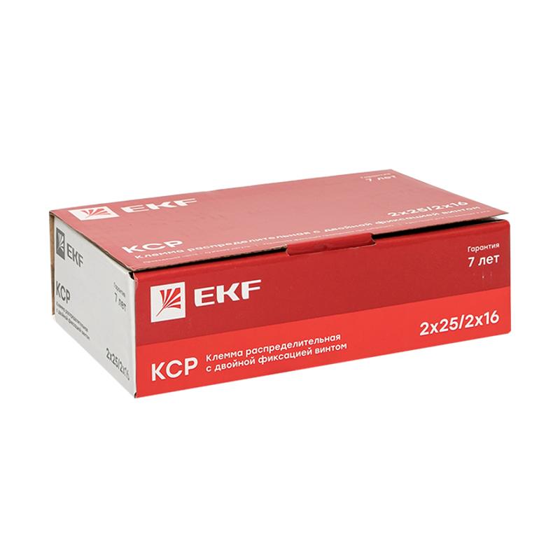 Клемма распределительная КСР с двойным винтом 2x25/2x16 серая | ksr-2.25-2.16-grey | EKF — миниатюра 8