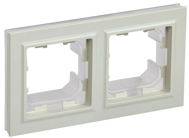 BRITE Рамка 2-ая IP44 РУ-2-БрКр-44 бежевый | BR-M22-44-K10 | IEK — IEK (ИЭК)