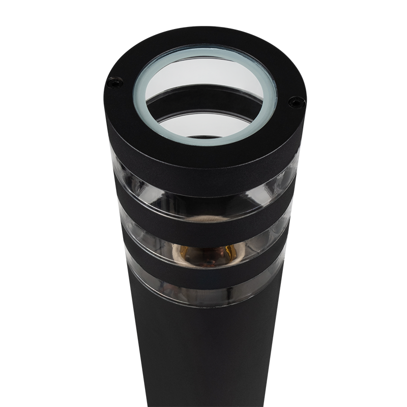 Светильник светодиодный уличный PGB 04-800 E27 230V BL (черный) IP44 столбик | .5040779 | Jazzway — миниатюра 2