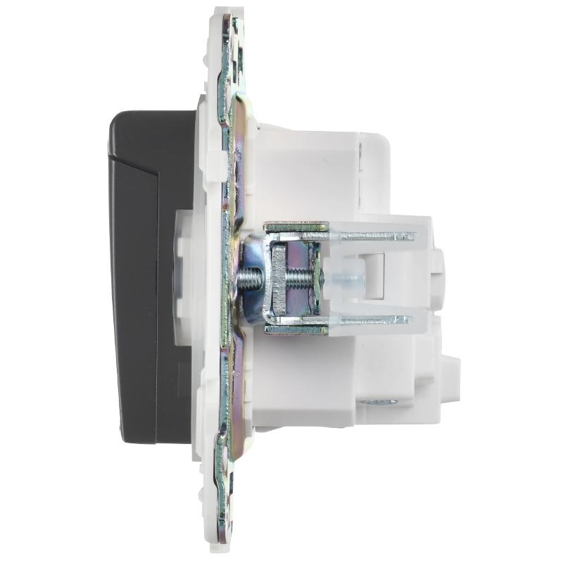 SKANDY Розетка з/к/ш кр. 16А IP44 SK-R11G графит | SK-R16-16-44-K53 | IEK — миниатюра 5