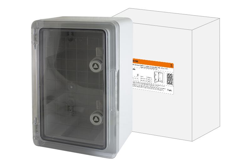 Бокс пластиковый ЩМП-0-6, прозрачная крышка ABS, IP65, -45 до +75 С, навесной, (500x400x180) | SQ0933-0206 | TDM — TDM ELECTRIC