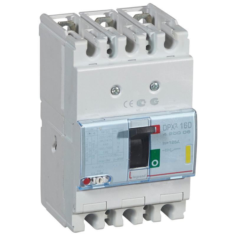 Выключатель автоматический  DPX 160 3P 125А 16kA 4 | 420006 | Legrand — Legrand