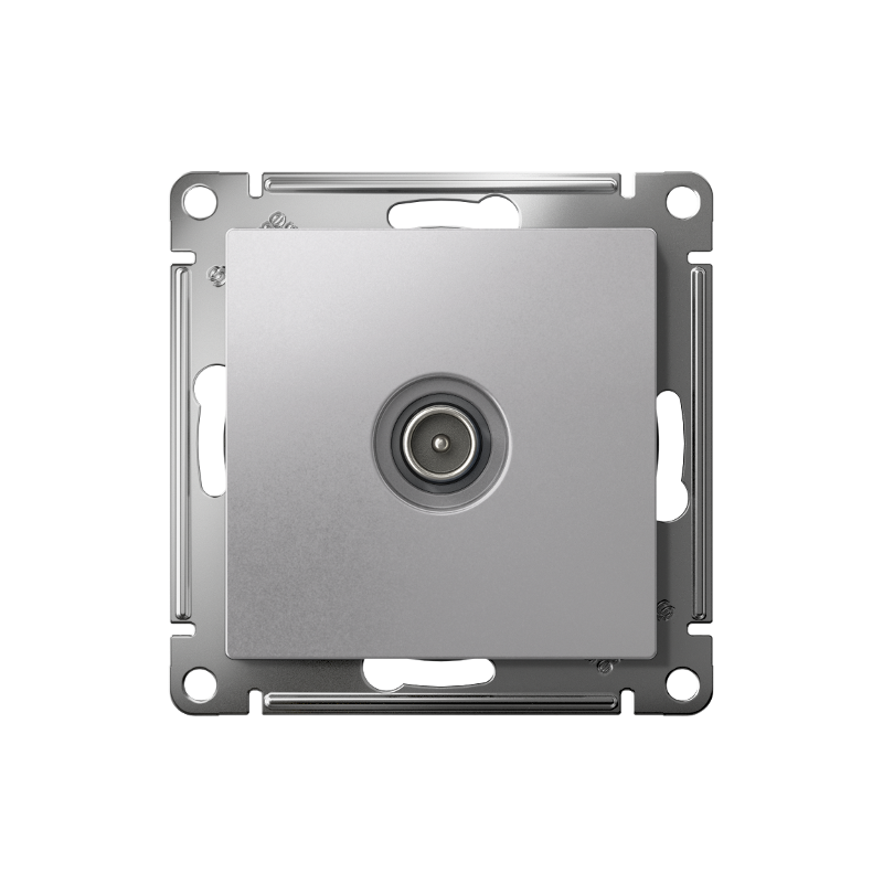 AtlasDesign Алюминий Розетка TV проходная 4DB, механизм | ATN000392 | SE — миниатюра 2