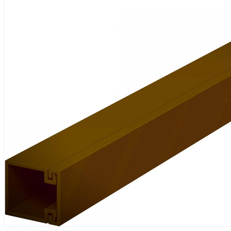 Мини-канал WDK с крышкой 20x20x2000 мм (высота борта 17 мм, крышка 17 мм) ПВХ коричневый | 6025129 | OBO Bettermann — OBO Bettermann
