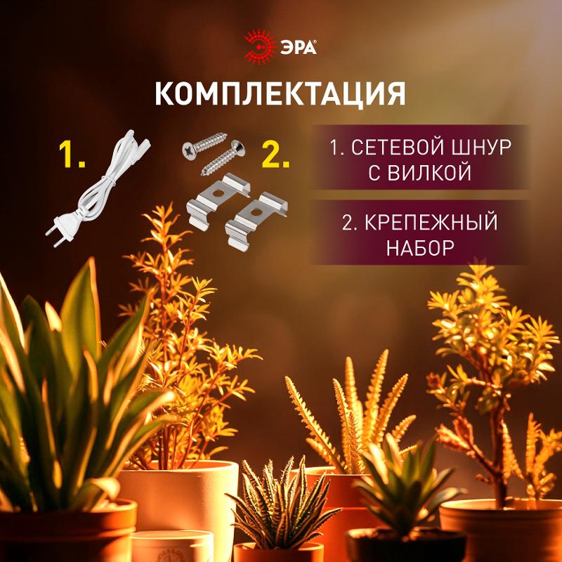 Светильник для растений фитолампа светодиодная линейная  GREEN LINE ФИТО-35W-PFR-GR полного спектра 35 Вт | Б0069720 | ЭРА — миниатюра 2