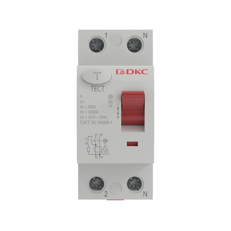 Селективное устройство защитного отключения УЗО ВДТ YON MAX MDL100, 2P, 100mA, 63A, type A-S | MDL100-2P3-63-A-S | DKC — миниатюра 2
