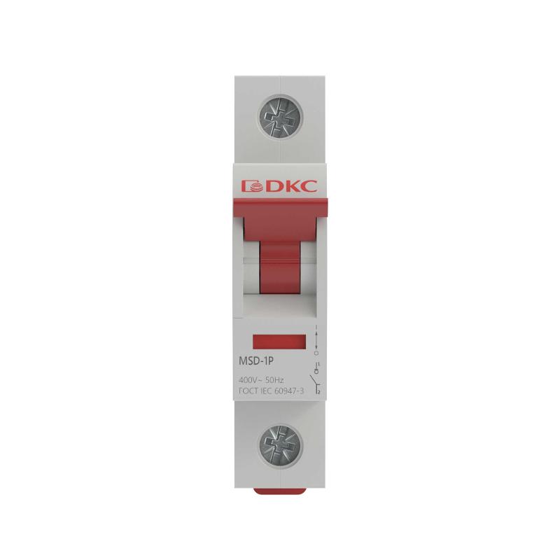Выключатель нагрузки модульный YON MSD 1P 40A | MSD-1P40 | DKC — миниатюра 2