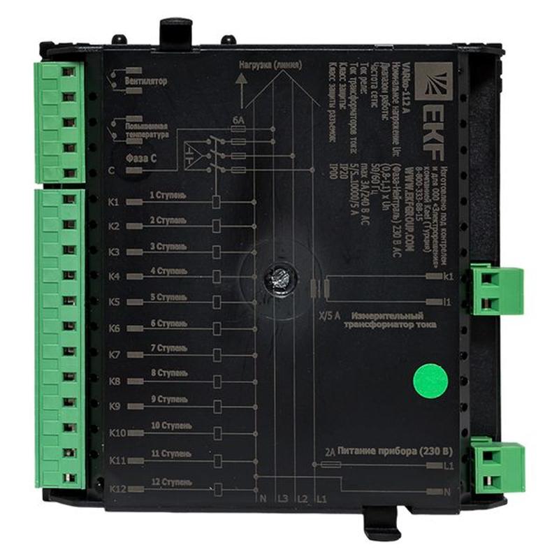 Регулятор реактивной мощности Varko-112a EKF PROxima |  varko-112a-pro |  EKF — миниатюра 19