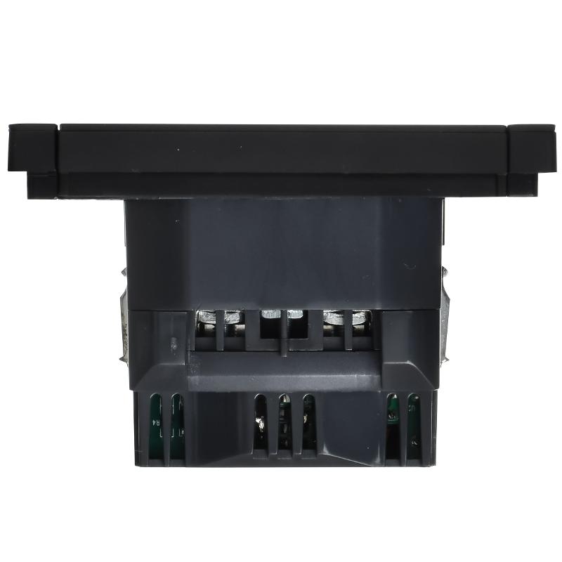 FORTE&PIANO Розетка с заземлением со шторками в/к 16А USB A+A 3,1А FP145M черный — миниатюра 5