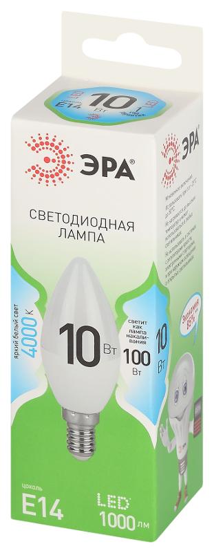 Лампа светодиодная  GREEN LINE LED B35-10W-840-E14 GL E14 10 Вт свеча яркий белый свет | Б0067093 | ЭРА — миниатюра 5