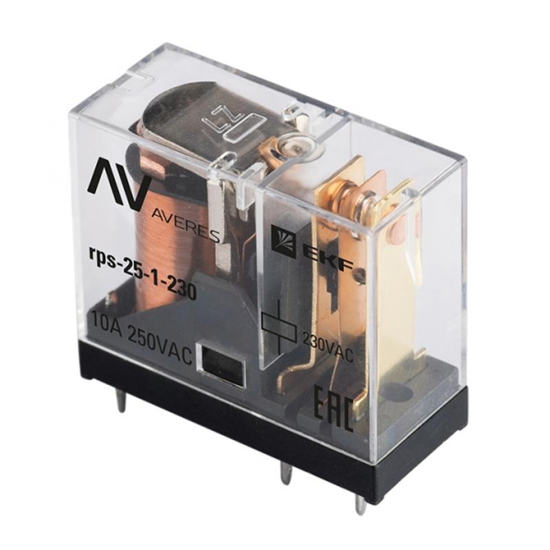 Реле промежуточные РП slim 25/1 10A 230В AC EKF AVERES |  rps-25-1-230 |  EKF — EKF