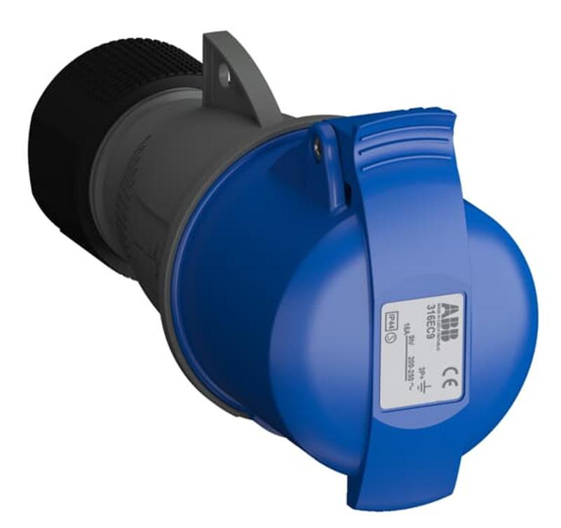 Розетка кабельная Easy&Safe 332EC9,32А,3P+E,IP44,9ч|2CMA102042R1000| ABB — ABB