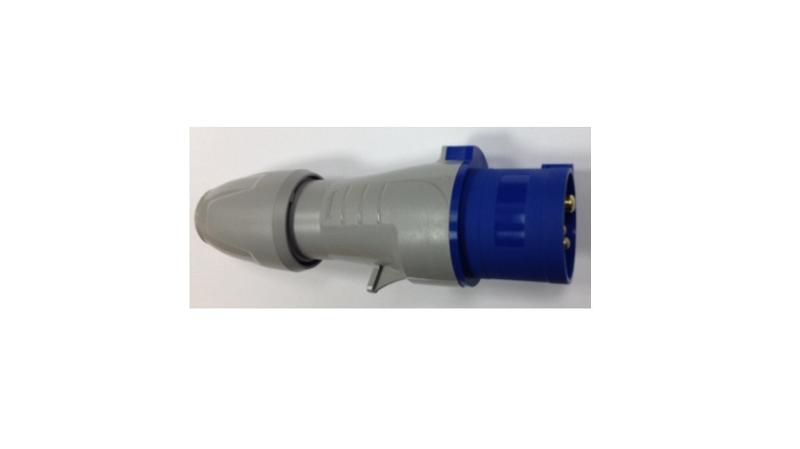 Прямая вилка - P17 Tempra Pro - IP 44 - 200/250 В~ - 16 A - 3К+З — миниатюра 2