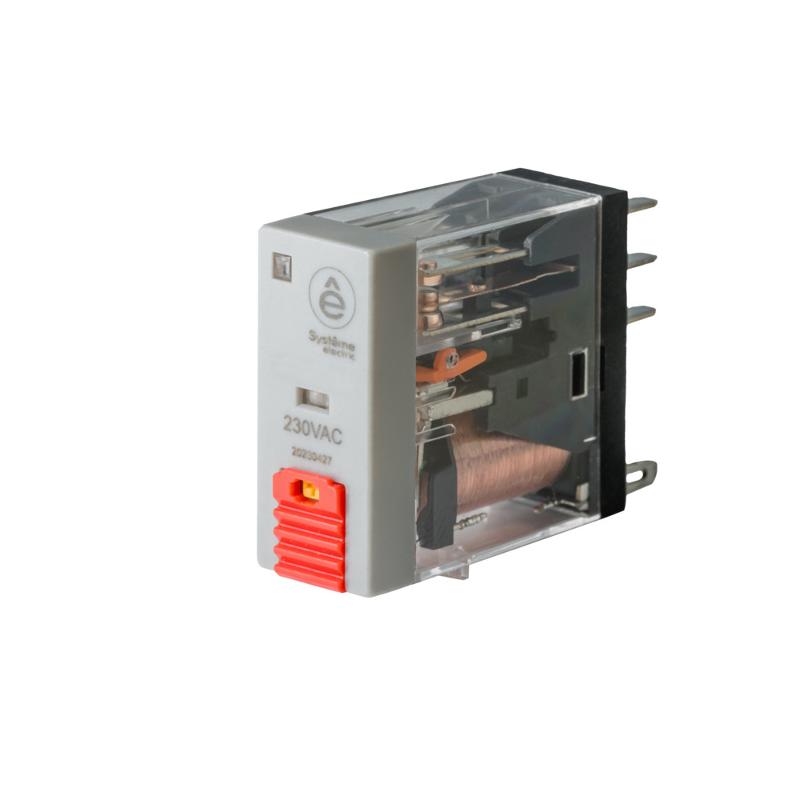 Реле 12A 1CO 230VAC тест кнопка LED | SXG12P7 | SE — Systeme Electric