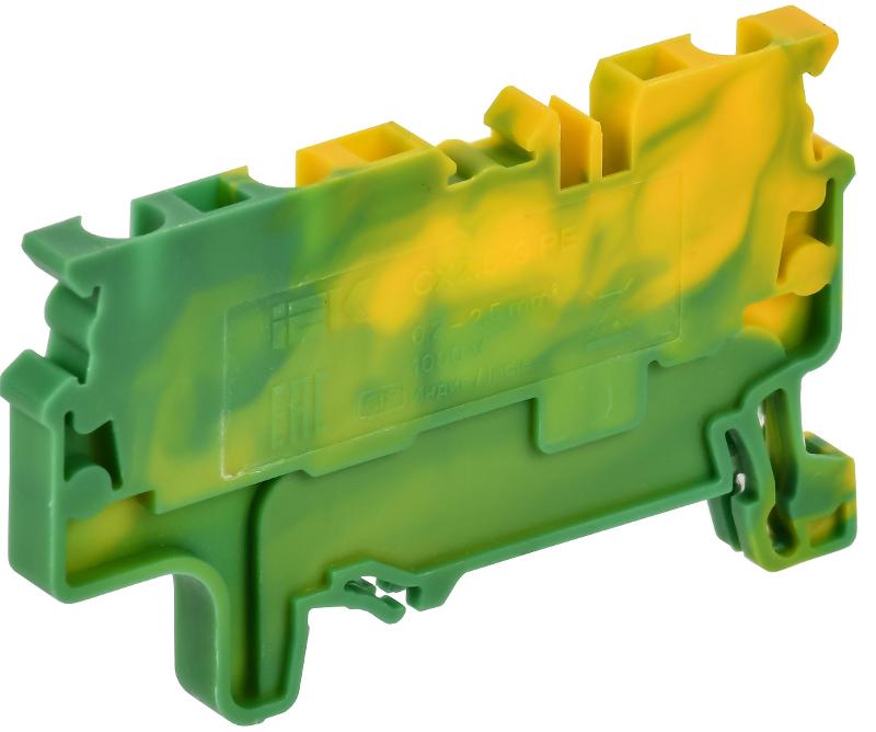 ARMAFIX Клемма пруж. CX2.5-3 PE 2,5мм2 3-конт. зазем. | AF-CT41-00-3-K52-002 | IEK — миниатюра 2