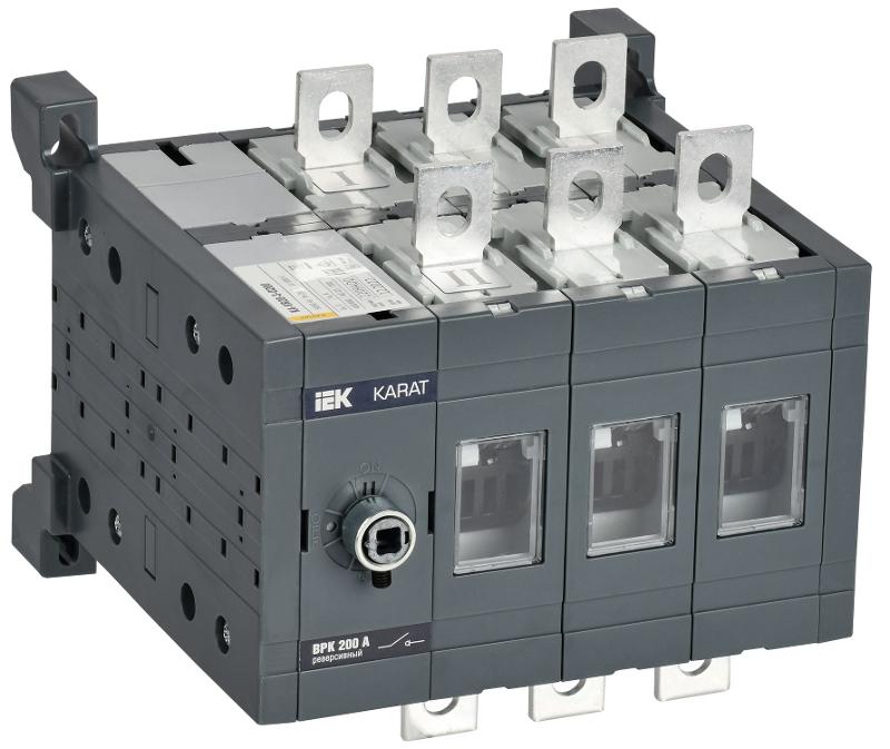 KARAT Выкл-разъед. ВРК реверс. без рукоятки 3P 200А  | KA-VR20-3-0200 | IEK — IEK (ИЭК)