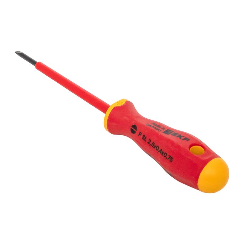 Отвертка Professional SL2.5х0.4 мм VDE 1000В |sl-2.5-0.4-pro-in|EKF — миниатюра 6