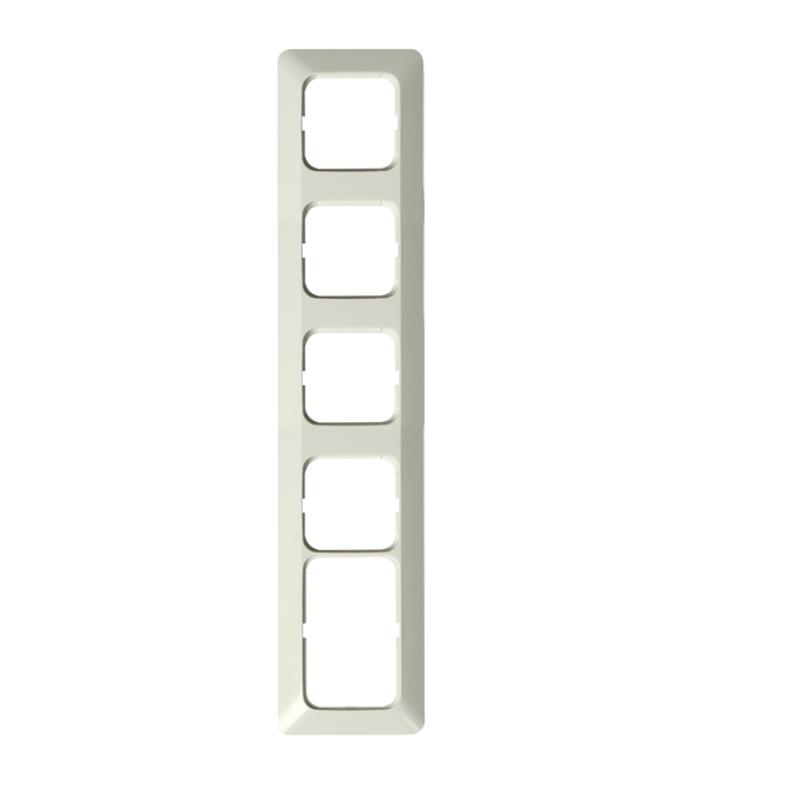 Рамка 5-постовая, 1 пост 2Schuko + 4 поста Schuko, серия Jussi, белый | 2525  | 2TKA000016G1 | ABB — ABB