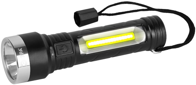 Фонарь светодиодный UA-501 универсальный, аккумуляторный, COB+LED, 5 Вт, резина | Б0052743 | ЭРА — миниатюра 4