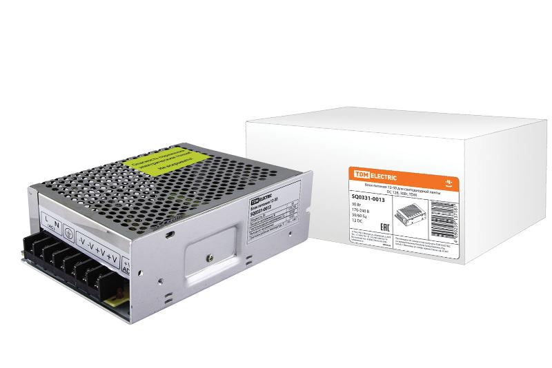 Драйвер для светодиодной ленты LED 12-30 30Вт 12В IP20 | SQ0331-0013 | TDM — фото 1 | Sento