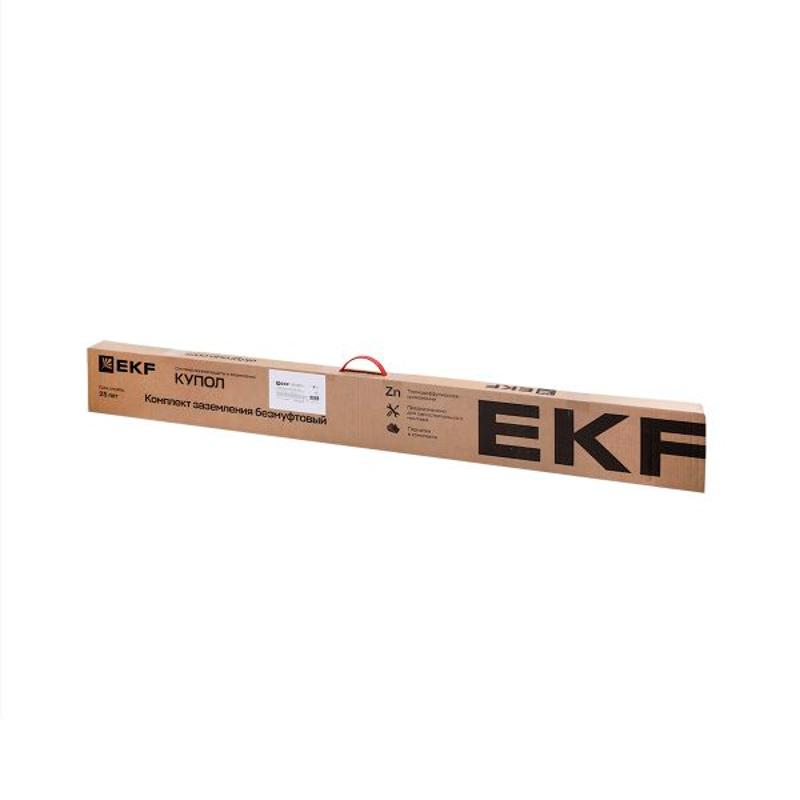 Комплект заземления безмуфтовый 6м (стержни D=16мм) HZ | gc-25601 | EKF — миниатюра 2