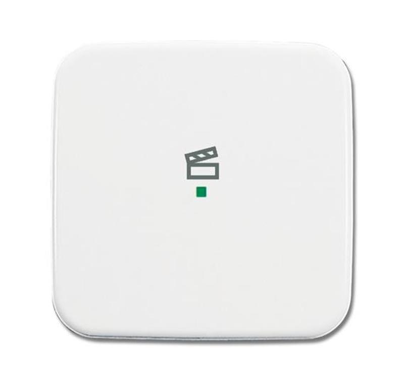 SRS-1-214 Клавиша одинарная free@home, сцена, Reflex, альпийский белый|6220-0-0189| ABB — ABB