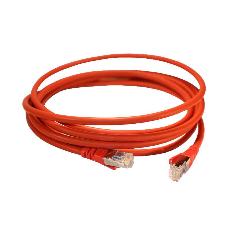 Коммутационный шнур RJ 45 - категория 6а - S/FTP - LSZH - экранированный - 3 м - красный | 051872 | Legrand — Legrand