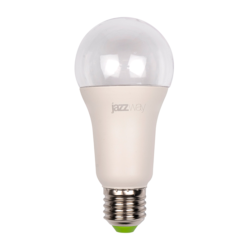 Лампа светодиодная PPG A60 Agro 15w CLEAR E27 IP20  (для растений) | .5049444 | Jazzway — миниатюра 1