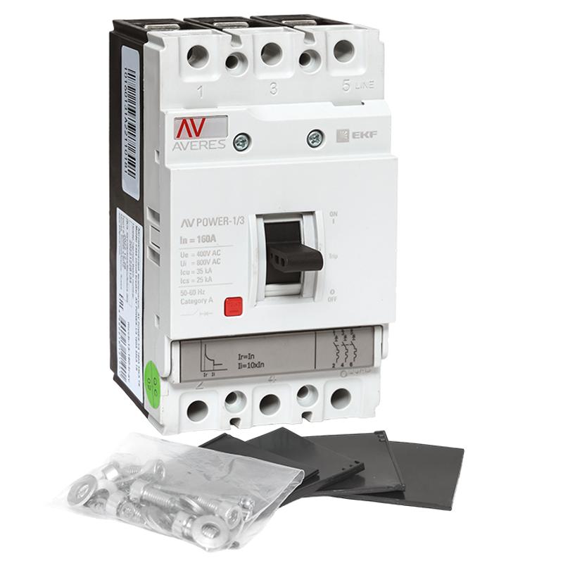 Выключатель автоматический AV POWER-1/3 160А 35kA TR | mccb-13-160-TR-av | EKF — миниатюра 9