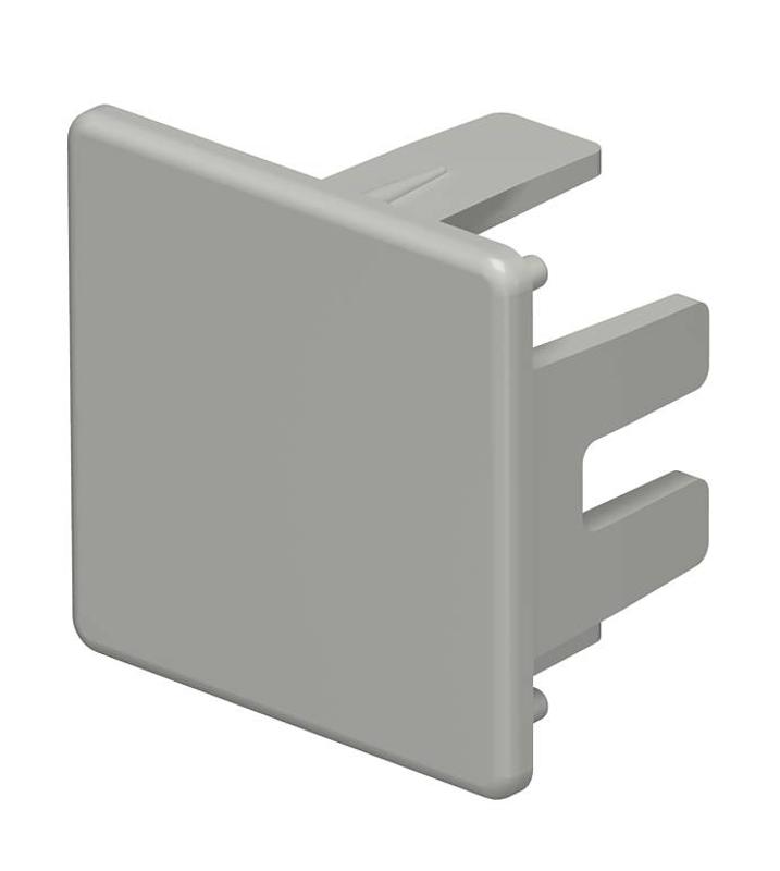 Торцевая заглушка кабельного канала WDK 30x30 мм (ПВХ,серый) (WDK HE30030GR) | 6158765 | OBO Bettermann — OBO Bettermann