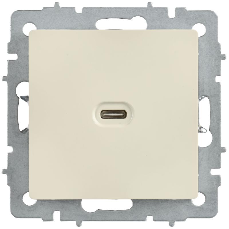 BRITE Роз. USB C 65Вт высокоскор. зар. РЮ12-1-БрКр беж. | BR-U13-065-K10 | IEK — миниатюра 2