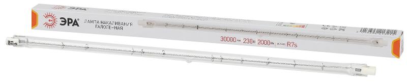 Лампа галогенная линейная  J333-2000W-R7s-230V (галоген, J333, 2000Вт, нейтр, R7s) (10/500/3000) | Б0048498 | ЭРА — ЭРА (Энергия света)