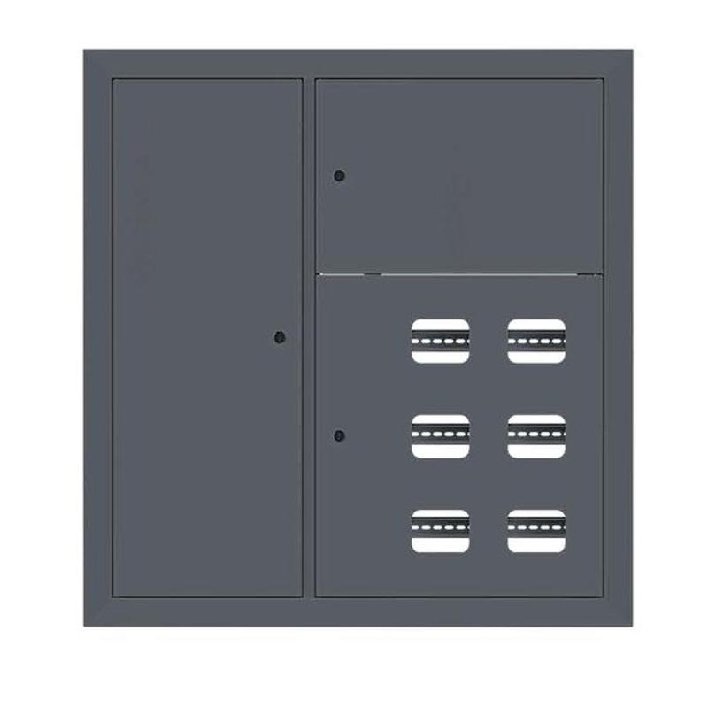 Щит этажный 6 кв. слаботочка слева RAL7016 (1000х950х150)  PROxima |mb29-v-6z-ral7016| EKF — фото 1 | Sento