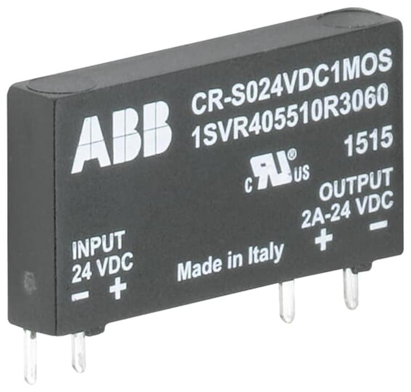 Оптопара CR-S024VDC1MOS (вход: 24В DC, выход: 2A; 24В DC) для монтажа в цоколь CR-S | 1SVR405510R3060 | ABB — ABB