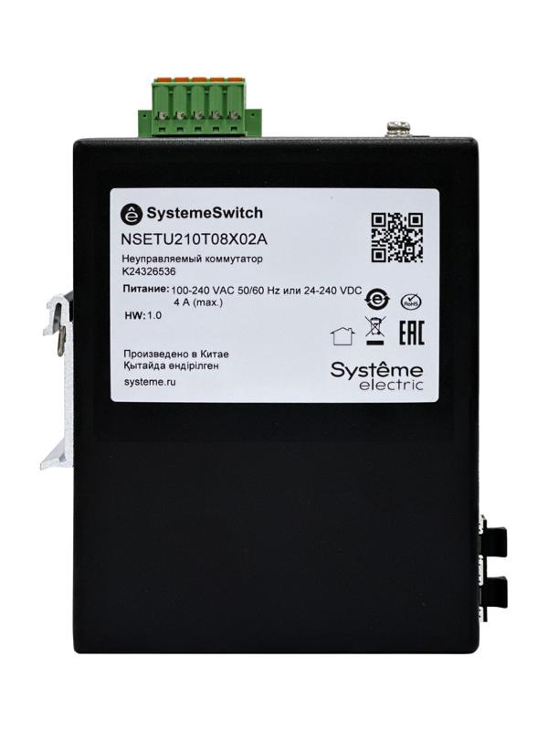 Неуправляемый промышленный коммутатор Ethernet, 8x10/100/1000BaseT, 2x100/1000BaseX SFP | NSETU210T08X02A | SE — миниатюра 2