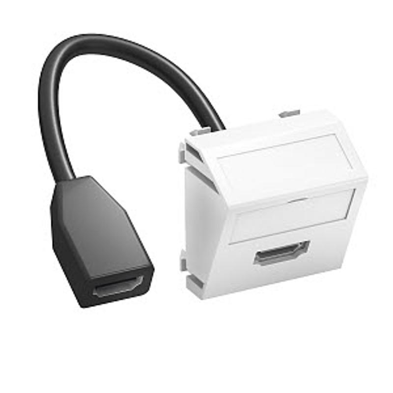 Мультимедийная рамка HDMI Modul45 (черный) (MTS-HD F SWGR1) | 6104841 | OBO Bettermann — миниатюра 2