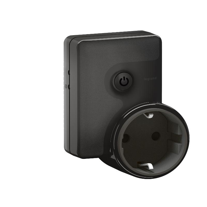 Розетка умная мобильная с/з 16А 230В графит Netatmo | 064840 | Legrand — Legrand