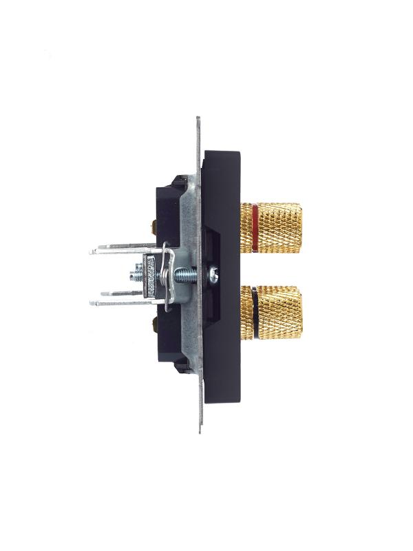 BRITE АудиоРозетка 4-местная РА10-БрГ графит | BR-S40-K53 | IEK — миниатюра 3