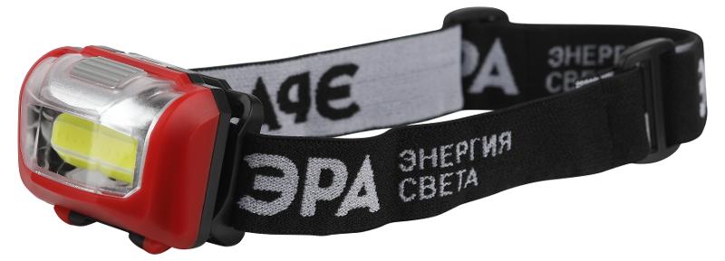 Фонарь налобный светодиодный GB-709 на батарейках, 3 режима 5 Вт, СОВ, 3хААА, Пиранья | Б0052751 | ЭРА — миниатюра 1