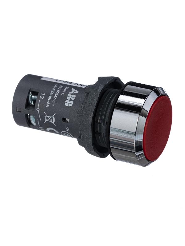 Кнопка CP1-30R-11 красная без фиксации 1НО+1HЗ | 1SFA619100R3071 | ABB — миниатюра 3