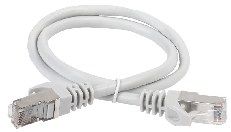 Коммутационный шнур кат. 6 FTP PVC 10м серый | PC01-C6F-10M | ITK — ITK